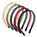 WOVOWOVO 5Pcs Leather Headbands for Women Cute Hair Bands for Women's Hair Headbands for Women Trendy Comfortable Thin Head Band Womens Headband Fashion Accessories