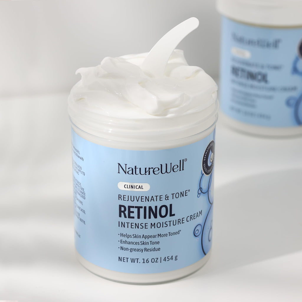 NatureWell Clinical Retinol Rejuvenate & Tone Moisturizing Body Cream,16 Oz