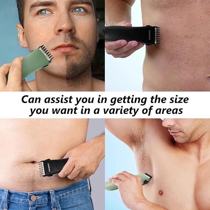 Hair Clipper Guards Guides 8pcs 0.02inch to 0.5Inch(0.5mm-12mm) Fits For Manspot Body Trimmer,Meridian Ball Trimmer Clipper Guard,8 Pack Black