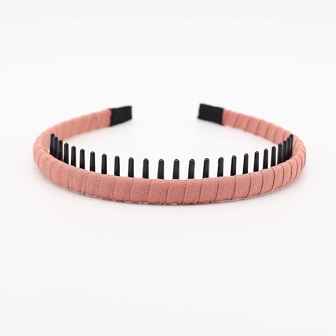 JOBAND Multicolor Stylish Teeth Comb Hair Hoop Hairband Headband Soft Comfy Non-slip Hair Accessories for Women/Girl(4 color)