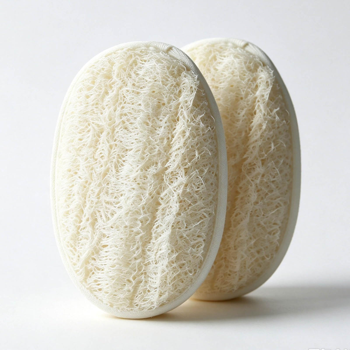 Natural Loofah Sponge, Exfoliating Loofah Back Scrubber for Shower, 2-Pack