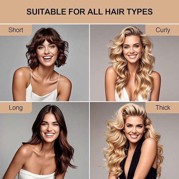 Togayu Heatless Curls Overnight Hair Care Set - Jumbo Velvet Hair Curlers