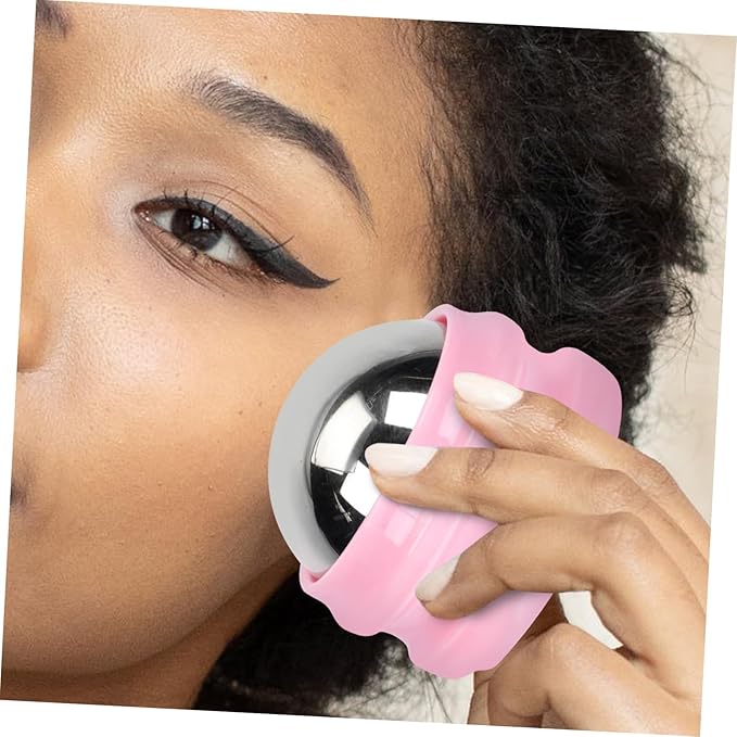 GLEAVI Ice Globes for Facials Mini Massage Roller Ball Face Massager Pressure Point Tool Face Rolling Massager Body