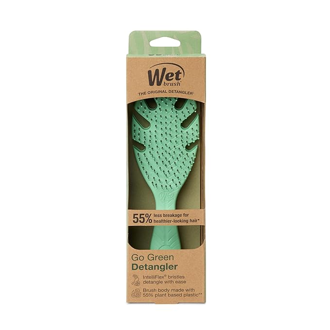 WetBrush Go Green Detangler Green