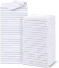 UNIMADE Salon Towels 48 Pack, Super Soft Microfiber Hand Towel, Highly Absorbent Hair-Drying Cloth for Gym, Bath, Spa Use and Home Beauty Care - White (16x29 inch)