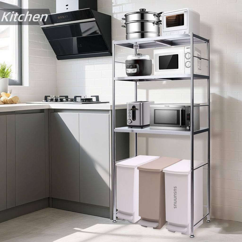 susunnus Stainless Steel Storage Shelf,31.5in-2T,Kitchen,Laundry Room