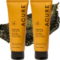 Acure Brightening Facial Scrub - Exfoliating Face Wash - 4 fl oz (2 Pack)