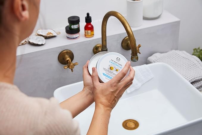 The Body Shop Chamomile Sumptuous Makeup Cleansing Butter | Removes Waterproof Makeup with Shea Butter | Safe for Sensitive Skin, 90 ml / 2.6 oz
