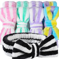 Teenitor Makeup Headband, Spa Headband For Girls, Bow Headbands, Fuzzy Headbands for Washing Face, Head band Skincare