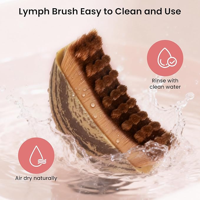 Lymphatic Facial Contour Brush - Lift, Sculpt & Depuff for Glowing Skin - Boost Product Absorption - 1 Piece Face Massage Tool