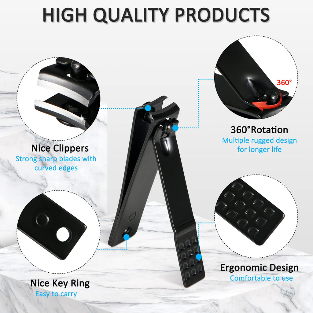 MINKINH Manicure Set Professional Nail Clipper Kit-26 Pieces, Brown