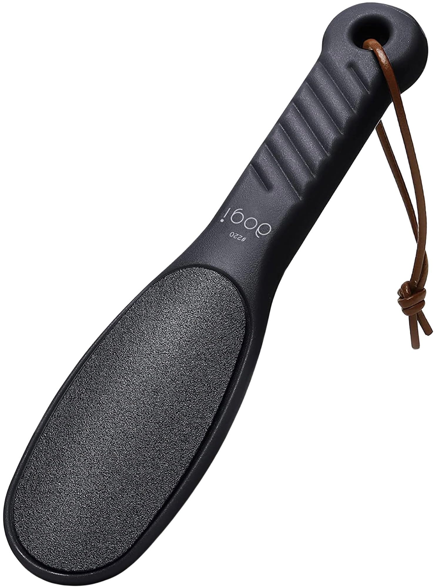 aogi Foot rasp Pedicure Foot File - Removes Damaged and Hard Skin, Avoids Callus Buildup – Gentle, Fine File for At-Home Professional Treatment (Black, Waterproof, Comes with Original Pouch)