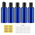 Owlyee Travel Bottles for Toiletries 3.4 oz - Travel Size Containers for Shampoo Plastic - Small Empty Lotion Squeeze Bottle for Liquid TSA Approved - Leak Proof Mini Conditioner Refillable Blue 100ml