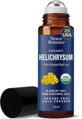 Organic Helichrysum Essential Oil Roll-On 10 ml for Skin and Aromatherapy