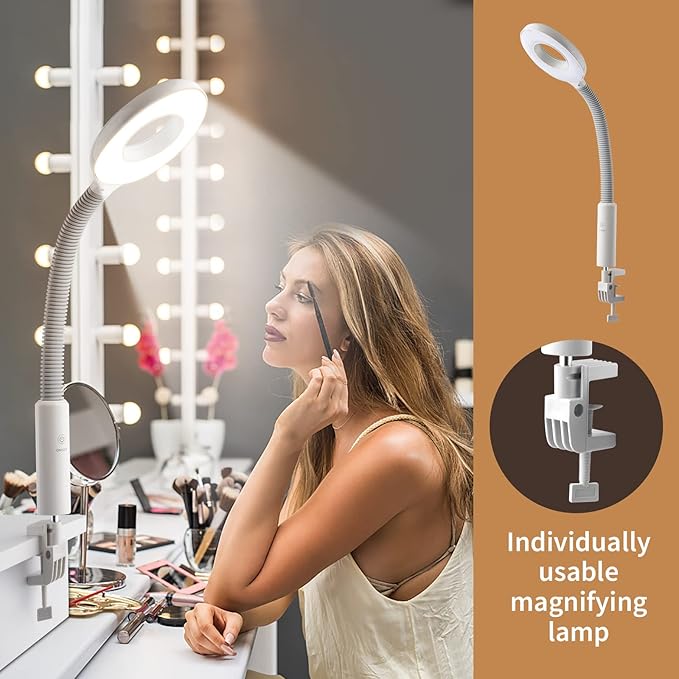 2 in 1 Facial Steamer with 3X Magnifying Lamp - Professional for Home & Beauty Salon
