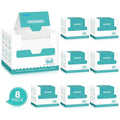 UNIMADE Face Towels, 400 Count Disposable Face Towelette for Washing Face, Skincare, Ultra Soft Facial Towel for Sensitive Skin, Lint-free Makeup Remover Dry Wipes - 8 Box