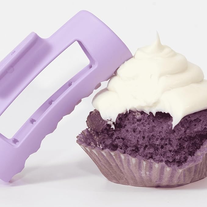 Mello Medium Hair Clip - Flexible Comfort Hair Claw for Women, Strong Hold for Thick & Thin Hair Styling, Durable Material, Matte Non-Slip Finish, Made in Korea, Patent Pending (Purple, Medium)