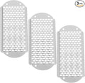 3pcs Foot File Replacement Blades, Stainless Steel File Callus Tool Corn Remover Skin Remover Foot File Tool Feet Shaver Dead Skin Convenient Foot Scraper (Silver)