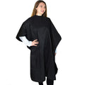 Black Hair Coloring Cape - Water-Resistant Salon Cape for Women