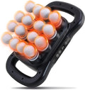 GAXEZO 16 Head Massage Gun Set, Deep Tissue Percussion Massager, 2600mAh Electric Massage Tools with 9 Styles & Levels, Black