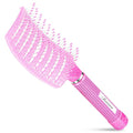 Bsisme Hair Brush with Hair Clips, Vented Brush for Faster Blow Drying