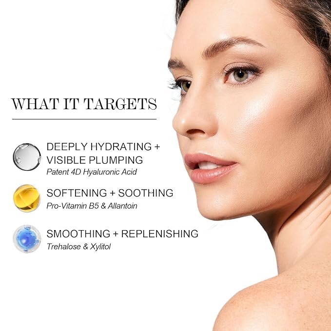 ZealSea EWG Hyaluronic Acid Face Serum, Daily Hydrating Microneedling Serum