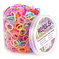 HOYOLS Small Elastics Mini Hair Ties Rubber Bands for Hair Ponytail Holders for Girl (Multicolor) TPU 1500 Pcs