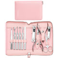 FAMILIFE Stainless Steel Manicure Set 11-in-1 Professional Nail Clipper Kit