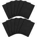 Tatuo 12 Pack Korean Exfoliating Mitt & Cloth, Viscose Rayon Dead Skin Remover Washcloth, Multi Color Body Scrub Towel for Shower Spa Travel(Small,Black)
