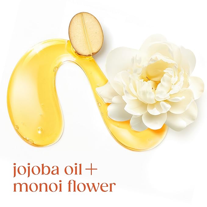 Dove Serum+ Shower Oil Body Wash Radiance, Jojoba & Monoi Flower, 15.3 fl oz I Hydrating shower oil body wash with glycerin serum for soft, radiant skin without greasy residue.