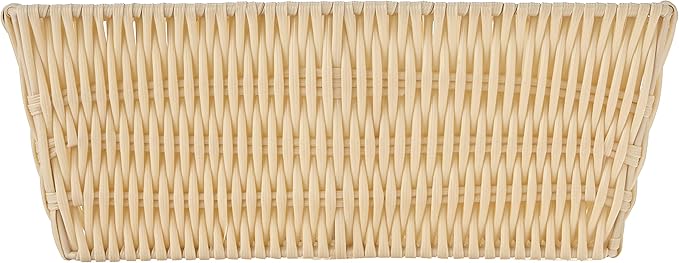 Whitmor Rattique Small Shelf Tote Latte
