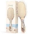 AIMIKE Paddle Hairbrush for Women & Kids – Gentle Hair Brush Detangler for Fine Thin Hair, Soft Flexible Bristles Smooth Knots Painlessly, Makes Brushing Fun for Kids, Works on Wet Dry Hair