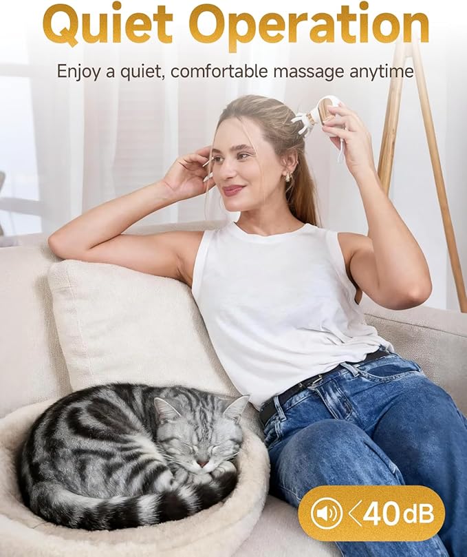 CAREKING Mini Massage Gun Travel Size, Powerful Small Massage Gun Deep Tissue for Pain Relief, Muscle Massager for Neck Shoulder Thigh Scalp Quiet Pocket Massager, FSA-HSA Eligible