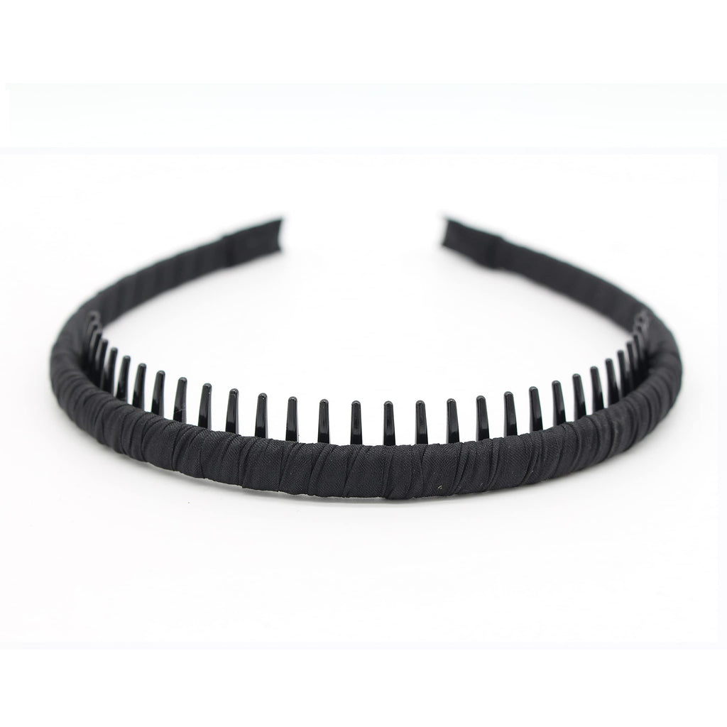JOBAND fashion head bands for women tooth comb hair hoop Comfy non slip hair bands(4 Colors)