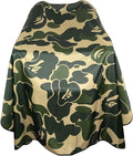 Barbohoo Barber Cape for Men Professional Hair Cutting Salon Cape with Snap Closures Waterproof Large Hairdressing Styling Cape Gown for Barber- 63”× 56” (New Camouflage A)