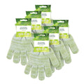 EcoTools Bath + Shower Gloves 6 Pack, Exfoliating Shower Gloves