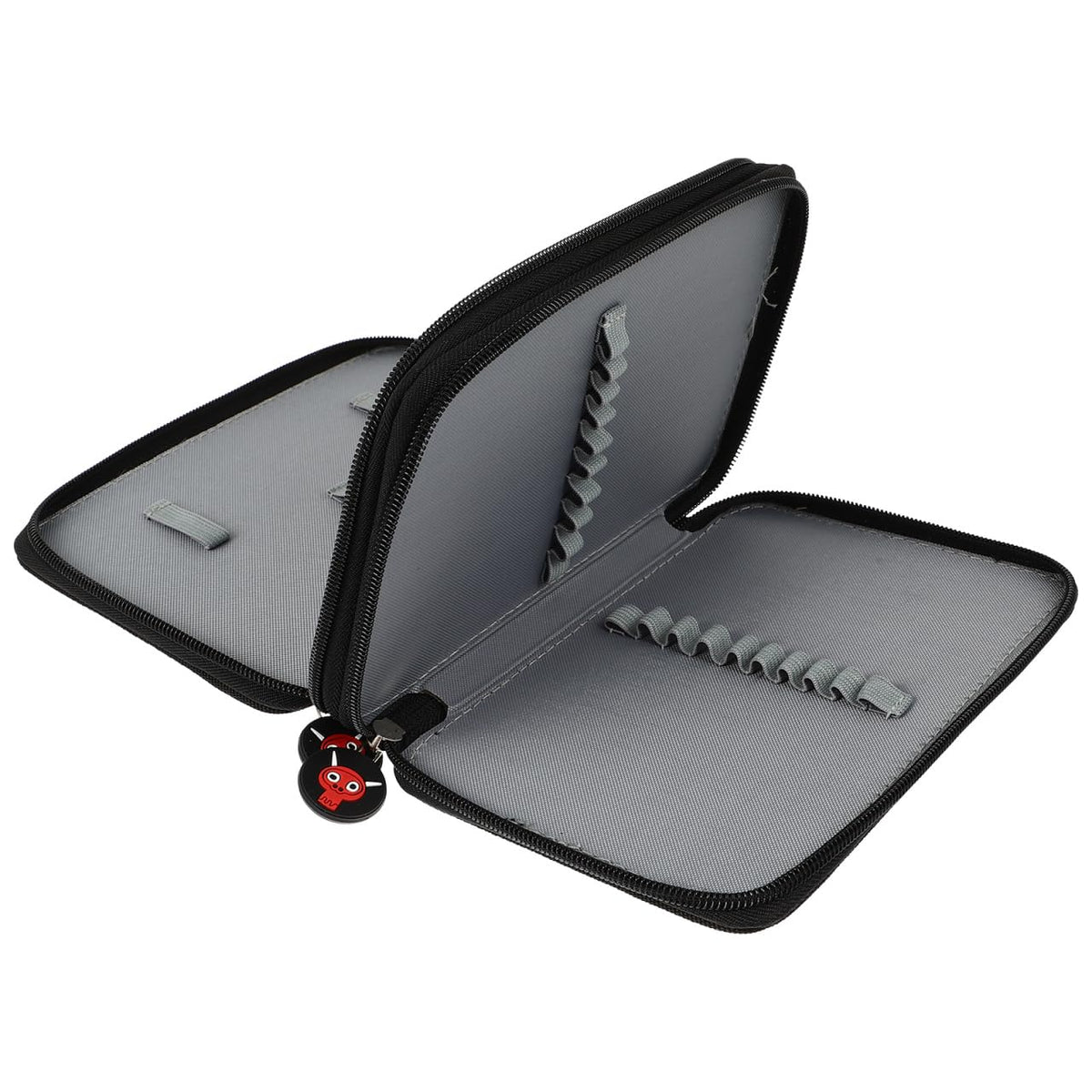 DOITOOL Nail Brush Organizer Case, Travel Manicure Bag, Holds 35 Brushes