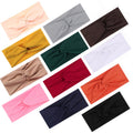 XTREND 12 Pcs Women's Headbands Twisted Cross Elastic Head bands Yoga Workout Non-Slip Sweat Soft Headband Solid Color Simple Versatile Hair Accessory Scarf