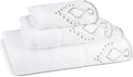 Zahari Home Monaco Modern 3 Piece Bath Ensemble - Luxury Bath Towel Set for Contemporary Decor