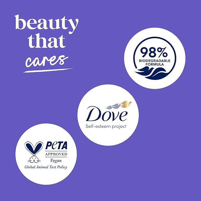 Dove 24hr Lotion Body Wash Unwind Blueberry & Moon Milk, 30.6 oz | Moisturizing body wash with MicroMoisture and a calming scent
