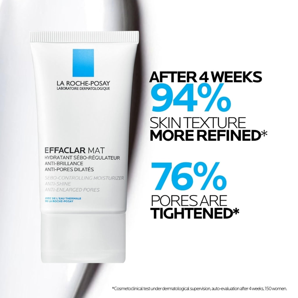 La Roche-Posay Effaclar Mat Oil Free Face Moisturizer for Oily Skin 1.4oz