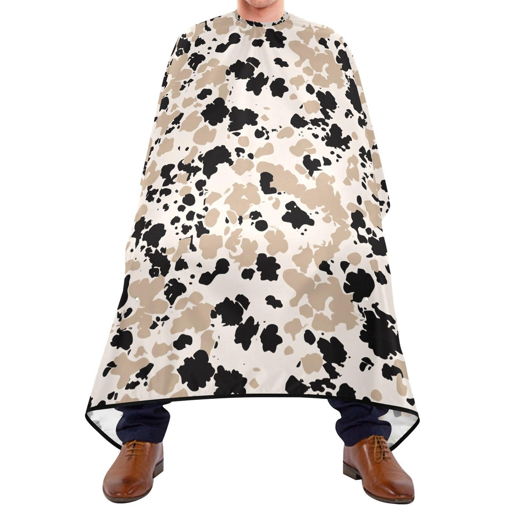 ALAZA Abstrac Leopard Spot Barber Cape for Men Women, Waterproof Haircut Apron Beard Shaving Bib Hair Cutting Cloth 55 x 65 Inch