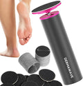 DERMAWAVE FSA&HSA Electric Callus Remover for Feet with 60 Sandpaper Discs, Adjustable Speed Professional Foot File Electric Heel Grinder Sander Pedicure Tool for Dead Skin