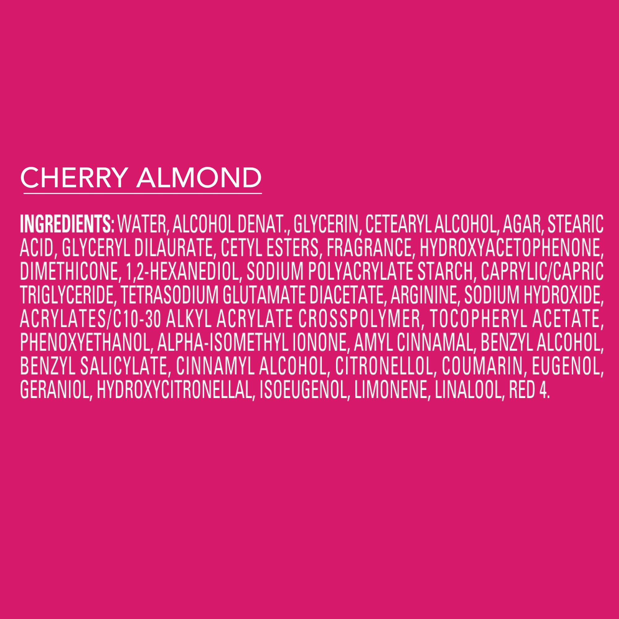 Jergens Cherry Almond Lotion Bursts, Squishy Heart-Shaped Moisturizer Bursts, Gifts for Teen Girls or Boys, 38 Ct