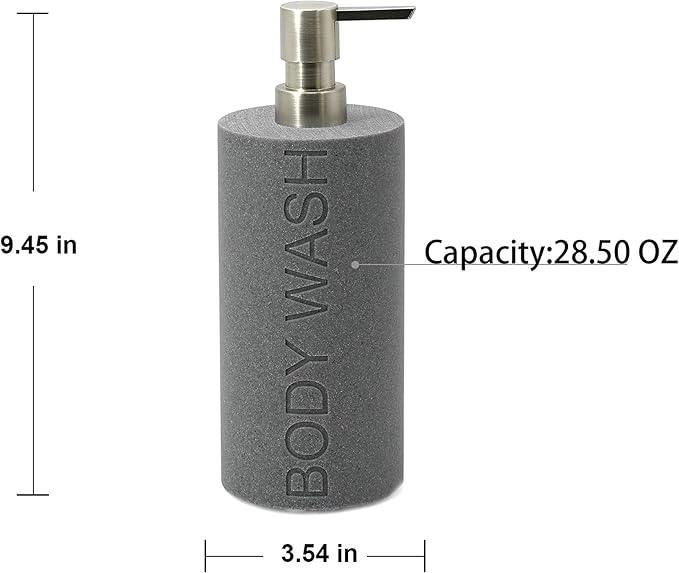 Indecor Home Shampoo, Conditioner, or Body Wash Dispensers for Bathroom