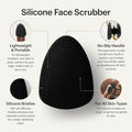 MANSCAPED® The Face Buffer - Men's Silicone Face Scrubber for Nourishing, Deep Cleaning & Exfoliating Your Skin, No-Slip Suction Cup Handle, Gentle Face Massage
