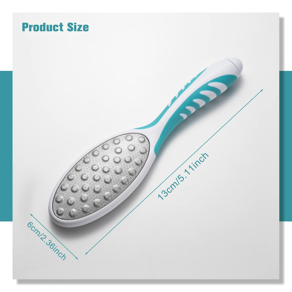 FVION Foot File Callus Remover Cracked Heel Shaver – Double Sided Pedicure File/Foot Scraper for Wet and Dry Feet