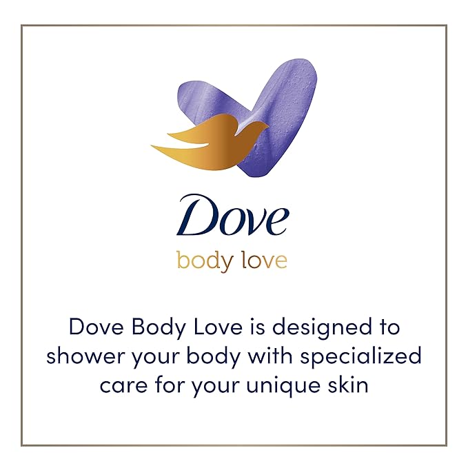 Dove Body Love Body Polish Night Recovery 3 Count for Dry, Worn-Down Skin, Body Scrub with Retinol and Botanical Oils for Silky, Smooth Skin 12 oz