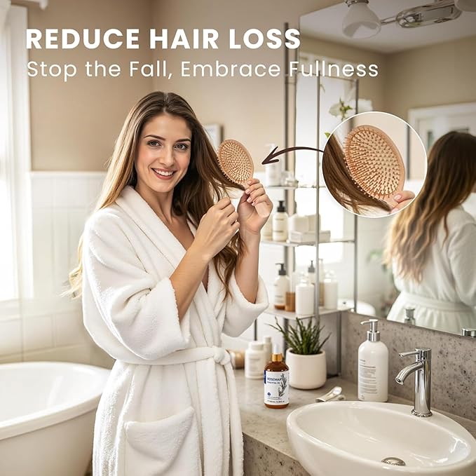 HIQILI Rosemary Essential Oil for Hair Care, Diffuser & Aromatherapy
