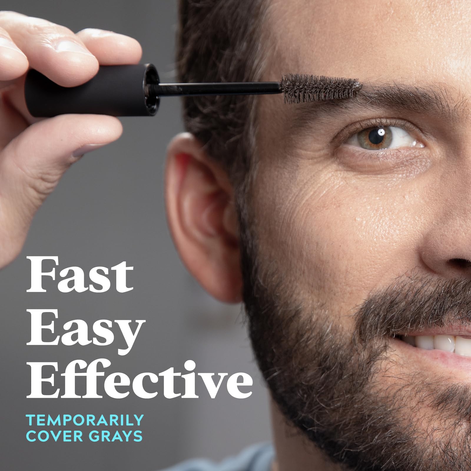 JUST FOR MEN 1-Day Beard & Brow Color, Temporary Color, Dark Brown